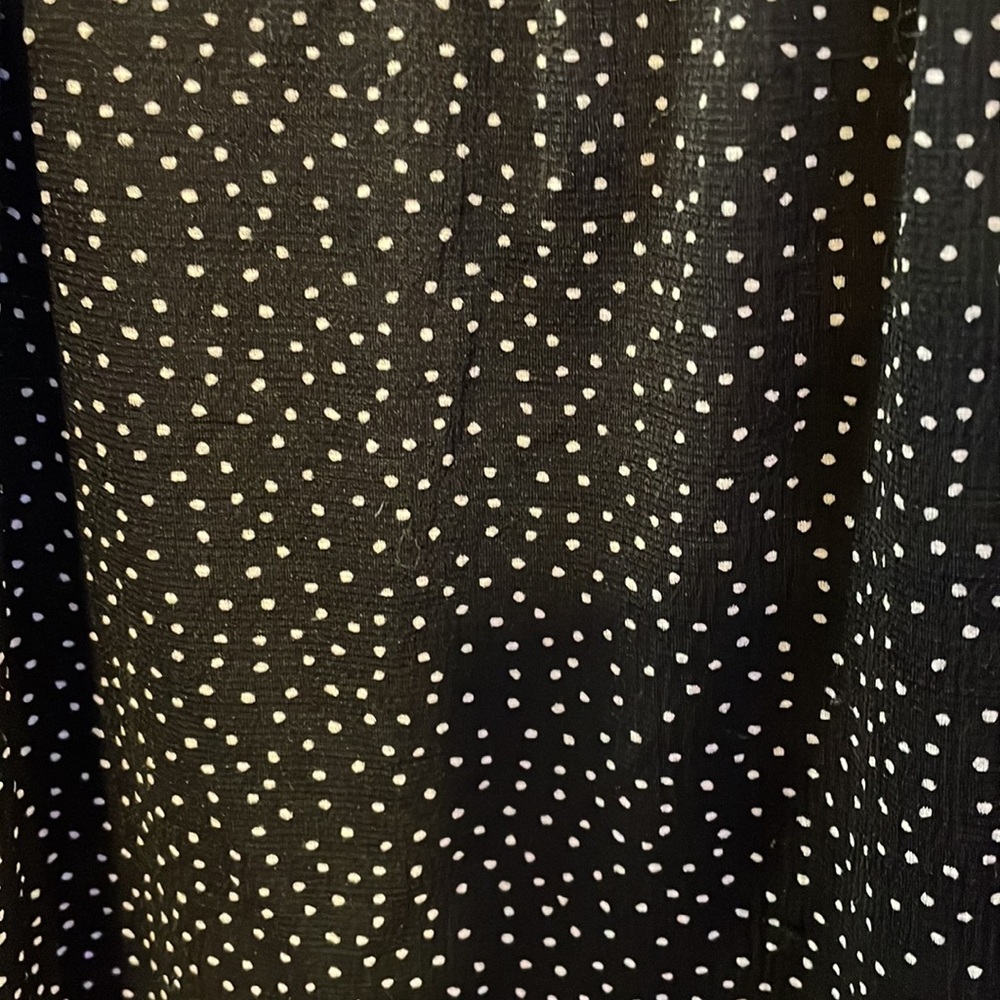 Lauren Conrad split sleeve polka dot blouse - Picture 3 of 7